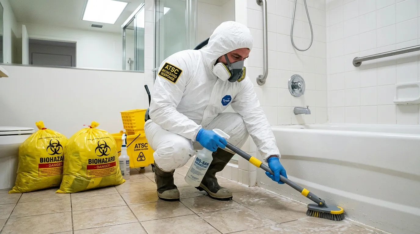 Decontamination equipment deployed for Blood Cleanup in Johnsburg